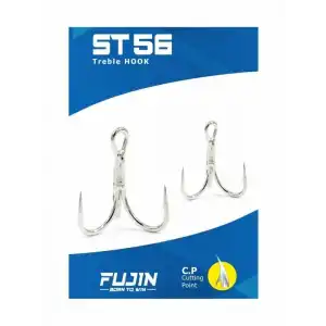 Fujin ST56 Üçlü Maket Balık İğnesi Nickel