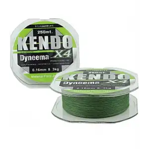 Kendo Dyneema 4 Örgü İp Misina 120Mt (Green)