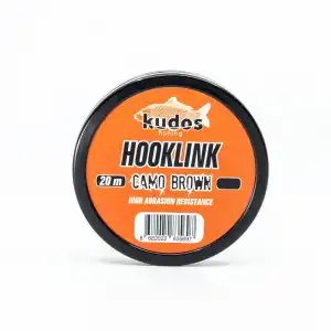 Kudos Hooklink Camo Brown 20m 35 Lb.