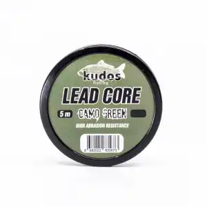 Kudos Lead Core Camo Green 5m 35 Lb.