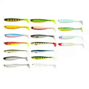 Lucky John Basara 3D Soft Swim 3.5 (8.89 cm) 6P Silikon Yem