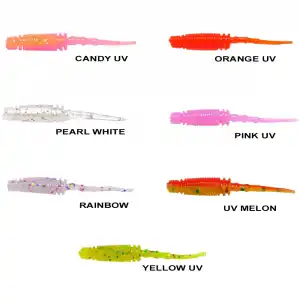 Ryuji Rock Worm 4cm Kokulu Silikon Yem (12 adet)