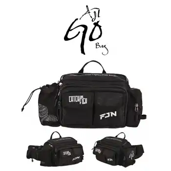 Fujin AjiGo Bel Çantası Black - Balıkçı Çantası