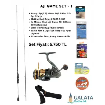 Aji Game LRF Hazır Olta Seti