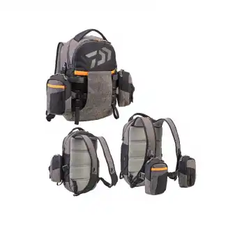 DAIWA BALIKÇI ÇANTASI GRİ TURUNCU 30*14*48CM