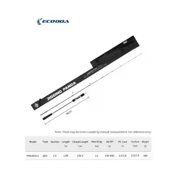 Ecooda Panda61 185cm 150-300g Slow Jigging Kamışı
