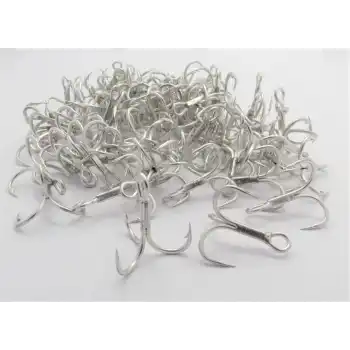 Ecotackle TB-44 Üçlü İğne Nikel 100p