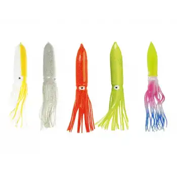 Fladen Dev Silikon Kalamar Fosforlu 30 cm