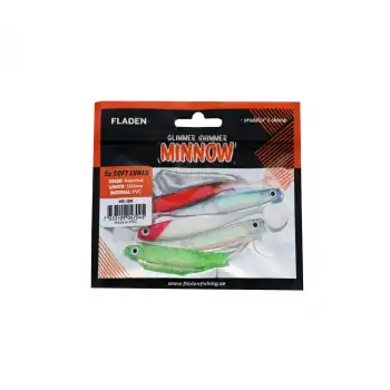 FLADEN GLIMMER SHIMMER MINNOW  10 CM 5P