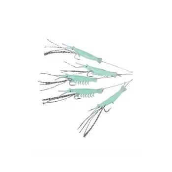 Fladen Living Shrimp Mezgit 5 Köstek Hazır Takım