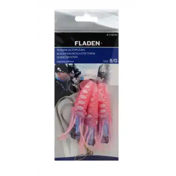 FLADEN SABIKI ROBBAN OCTOPUS  N.8/0 90M PEMBE 3K