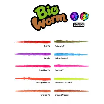 Fujin Bio Worm 6cm Floating Sıvılı Kokulu LRF Silikonu