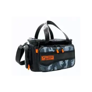 Fujin Black Camo Helper Bag - Balıkçı Çantası