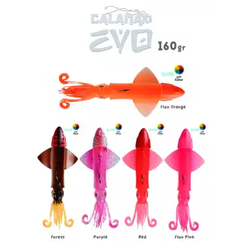 Fujin Calamax EVO 160gr Combo Squid Silikon Yem