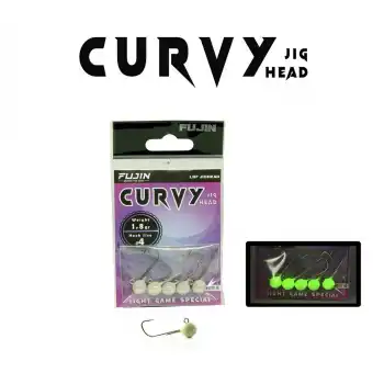 Fujin Curvy Glow Jig Head