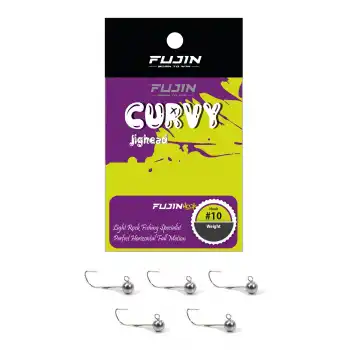 Fujin Curvy Jig Head #10 LRF Aji Jighead