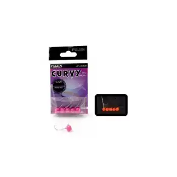 Fujin Curvy Pink Glow Jig Head