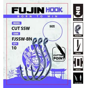 Fujin Cut SSW Delikli Kaynaklı Çapraz Octopus Kancası