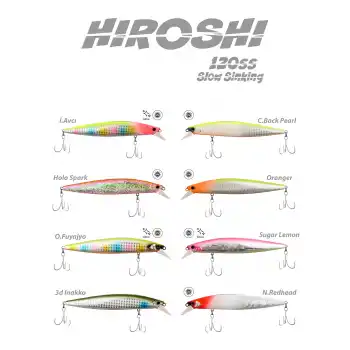Fujin Hiroshi 120mm 21gr Slow Sinking Maket Balık