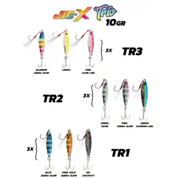 Fujin Jig-X Trio 3lü Micro Jig 10gr