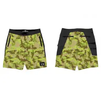 Fujin Performance Short Camo Pistachio