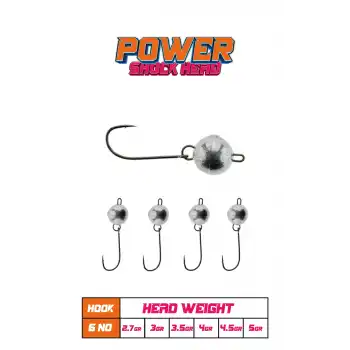 Fujin Power Shockhead #6 Hareketli Jighead