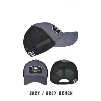 Fujin Pro Angler Grey + Grey Bench Şapka
