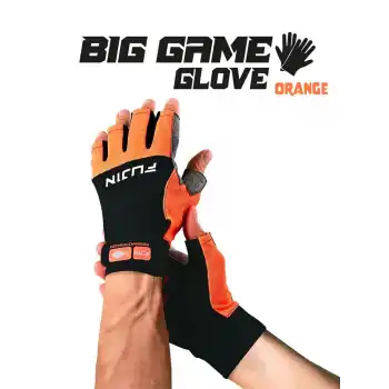 Fujin Pro Angler S24 Big Game Gloves Orange