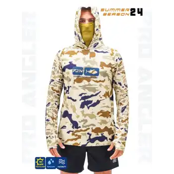 Fujin Pro Angler S24 Buff&Hoodie Natural Camo