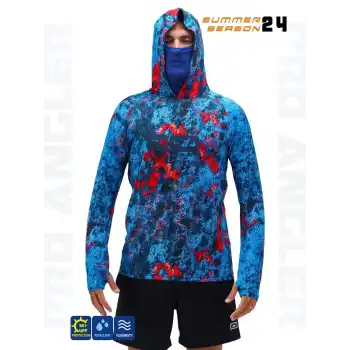 Fujin Pro Angler S24 Buff&Hoodie Red Reef