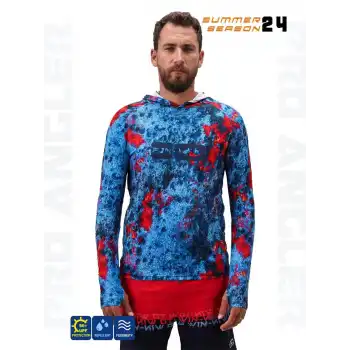 Fujin Pro Angler S24 Hooded Red Reef