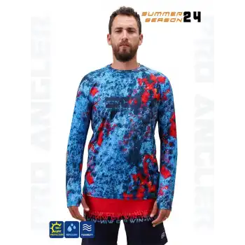 Fujin Pro Angler S24 T-Shirt Red Reef