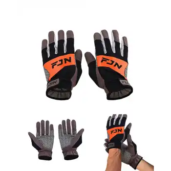 Fujin Pro Angler Trolling Gloves Black