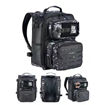 Fujin ProAji Back Pack Black Camo Balıkçı Sırt Çantası