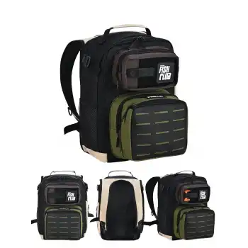 Fujin ProAji Back Pack Green Bej Balıkçı Sırt Çantası