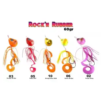 Fujin Rockn Rubber 60gr Tai Rubber Set