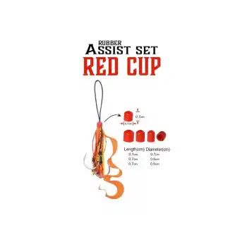 Fujin Rubber Assist Set Red Cup Aksesuar