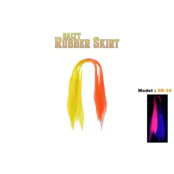 Fujin Rubber Skirt Düz Püskül Set #SR-10