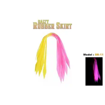Fujin Rubber Skirt Düz Püskül Set #SR-11