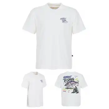 Fujin S26 Street Fishing T-Shirt Ecru
