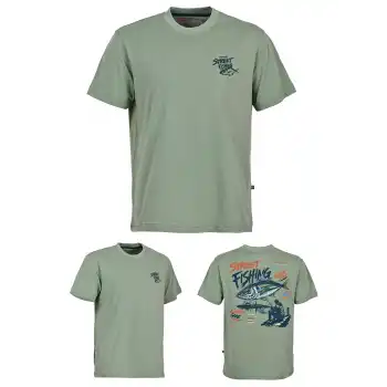 Fujin S26 Street Fishing T-Shirt Green