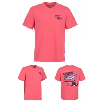 Fujin S26 Street Fishing T-Shirt Scarlet