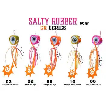 Fujin Salty Rubber 60gr GR Serisi Tai Rubber Set