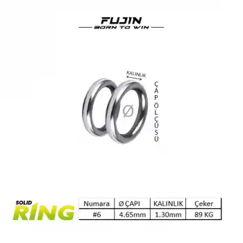 Fujin Solid Ring Halka 6 No