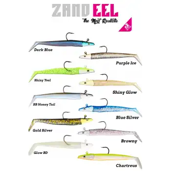 Fujin Zand Eel 11cm 7gr-14gr Double Body+Head Silikon Balık