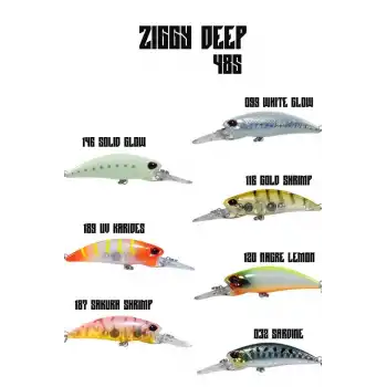 Fujin Ziggy Deep 48S 48mm 4.5gr  Maket Balık