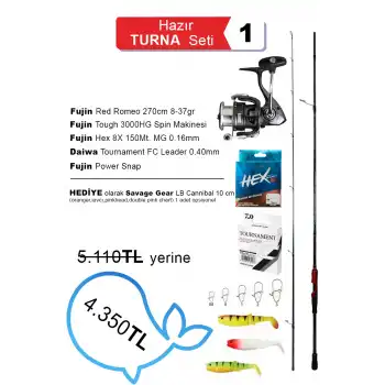 Hazır Turna Olta Takımı - Fujin