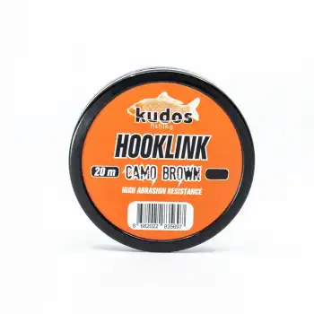 Kudos Hooklink Camo Brown 20m 35 Lb.