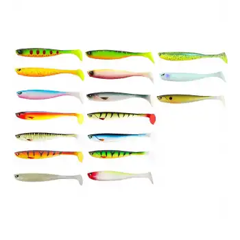 Lucky John Basara 3D Soft Swim 5 (12.7 cm) 4P Silikon Yem