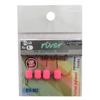 Rıver Hunter Jig Head Pembe Glow 4P